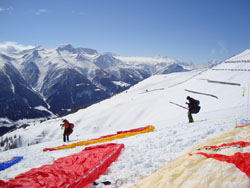 Am Startplatz Kühboden (Fiescheralp)