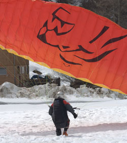 PJ landet im Sulzschnee